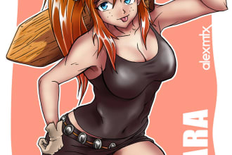 draw anime, manga style, character sfw or nsfw