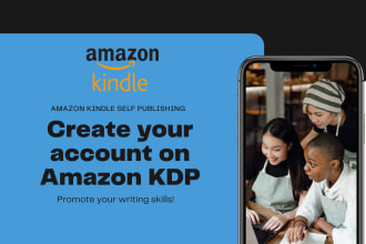 create amazon kdp account, ready for publishing