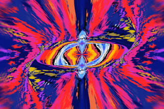 create an abstract looping video for you
