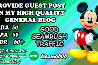 do guest post on my da 50 DR 60 general blog with do follow link