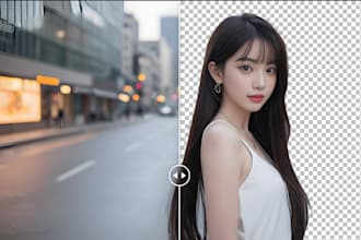 remove background 15 images with white or transparent