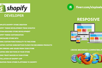 be your shopify theme developer and store specialist