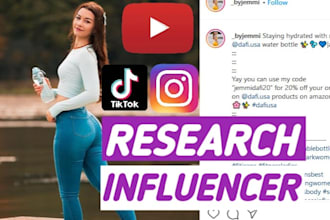 find influencer list for instagram and youtube influencer marketing