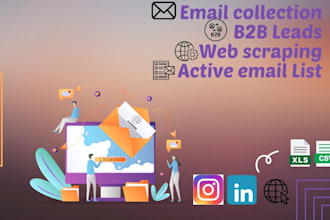 do email collection, web scraping, mining and exploration