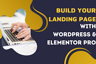 design your wordpress landing page or elementor landing page
