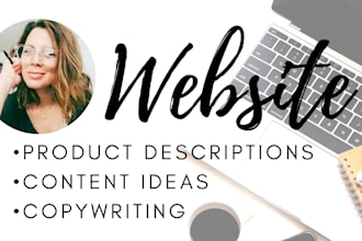 write website copy, content in all styles