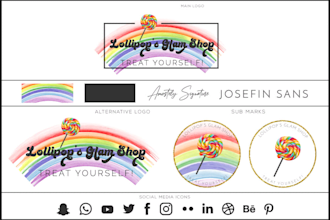 do elegant signature branding kit with free source files