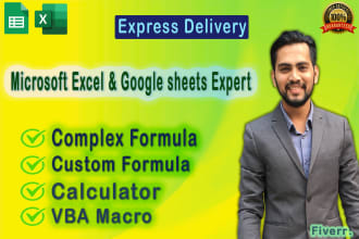 be your microsoft excel formula, vba function, calculation expert