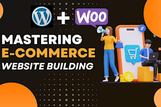 build wordpress ecommerce website or online store using woocommerce