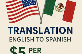 translate your english texts to spanish