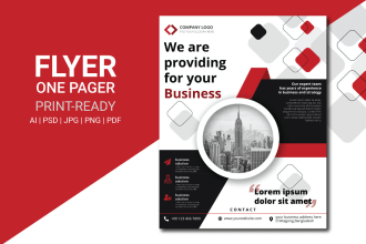 design creative flyers and professional leaflet
