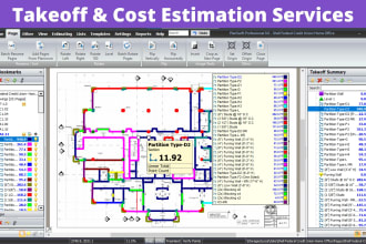 do cost estimation, material take off, and quantity takeoff