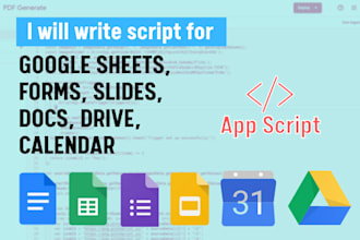 automate google sheet using app script