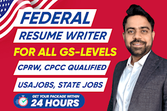 deliver ats federal resume writing service, ksa, ecqs, mtqs, ptqs for usajobs