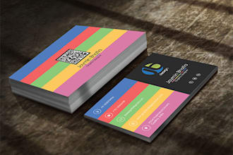 design professional double side business card with unlimited revision