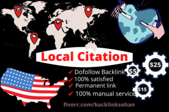 do local citations business listing manually on best USA website for SEO