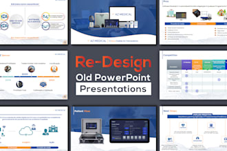 redesign a business powerpoint google slides presentation