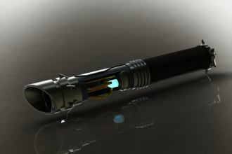 design and model your lightsaber idea