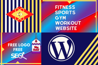 design a gym fitness, sports, workout website in 24 hours