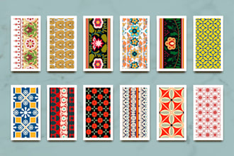 design creative textile fabric seamless and floral pattern