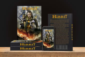 design unique book cover, ebook cover, kindle or kdp cover