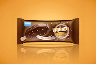 design elegant product packaging label and wrappers
