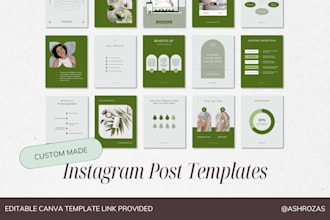 design aesthetic instagram canva templates