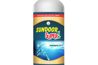 bottle and box label design