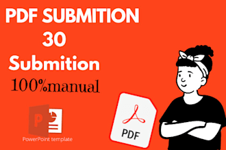do PDF submission to 15 document sharing sites