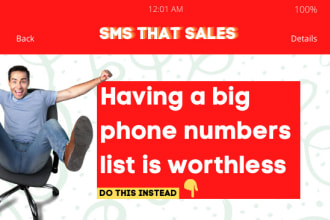 write a text message that sells, SMS marketing
