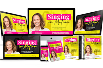 design online course mockup bundle and ecover bundle