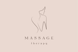 do premade massage, spa, skincare luxury logo design