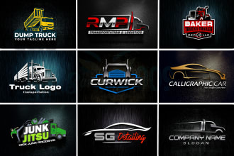 do a van,vintage trucking,automotive,transport,lorry logo