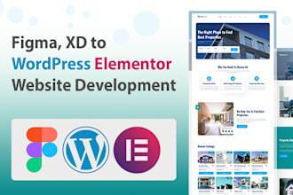 convert figma to elementor wordpress website development