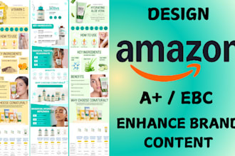 do amazon storefront design, amazon ebc design, amazon a plus content
