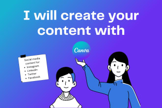 create your social media   content with canva