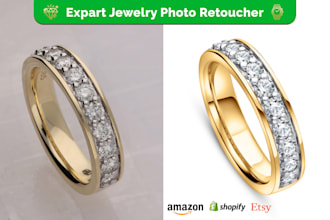 do high end jewelry image retouching and photo enhancement