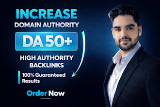 increase domain authority da 50 plus