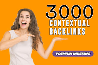 3000 contextual seo dofollow backlinks