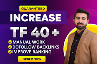 increase majestic trust flow tf 40 plus