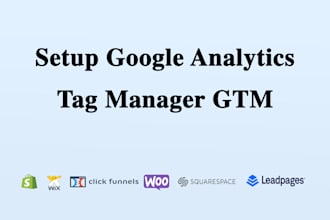 setup google analytics and goal or event tracking