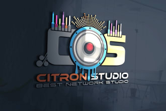 do stunning dj music band, producer, studio logo design