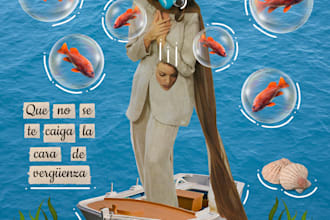 make an amazing custom digital collage edition for you