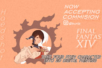 draw your final fantasy xiv character