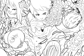 draw fantasy and psychedelic coloring and activity KDP books for adults
