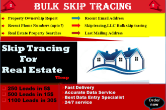 do real estate bulk skip tracing and accurate skip tracing