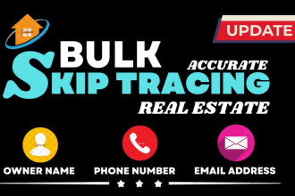 provide real estate bulk skip tracing services by tloxp