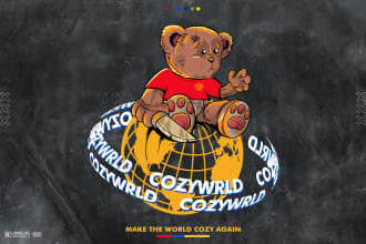 make streetwear design for clothing apparel tshirt brand