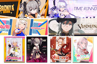 design good banner for streamer or vtuber