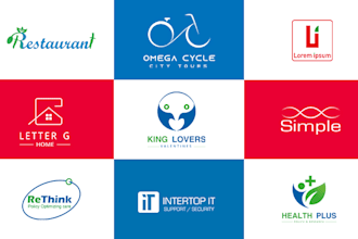 do modern minimalist unique business logo design